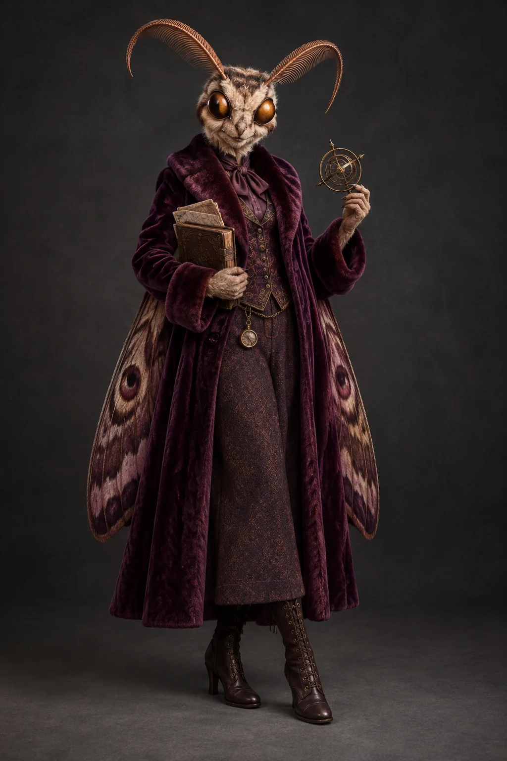 Portrait of Auntie Antenna, an original fictional character