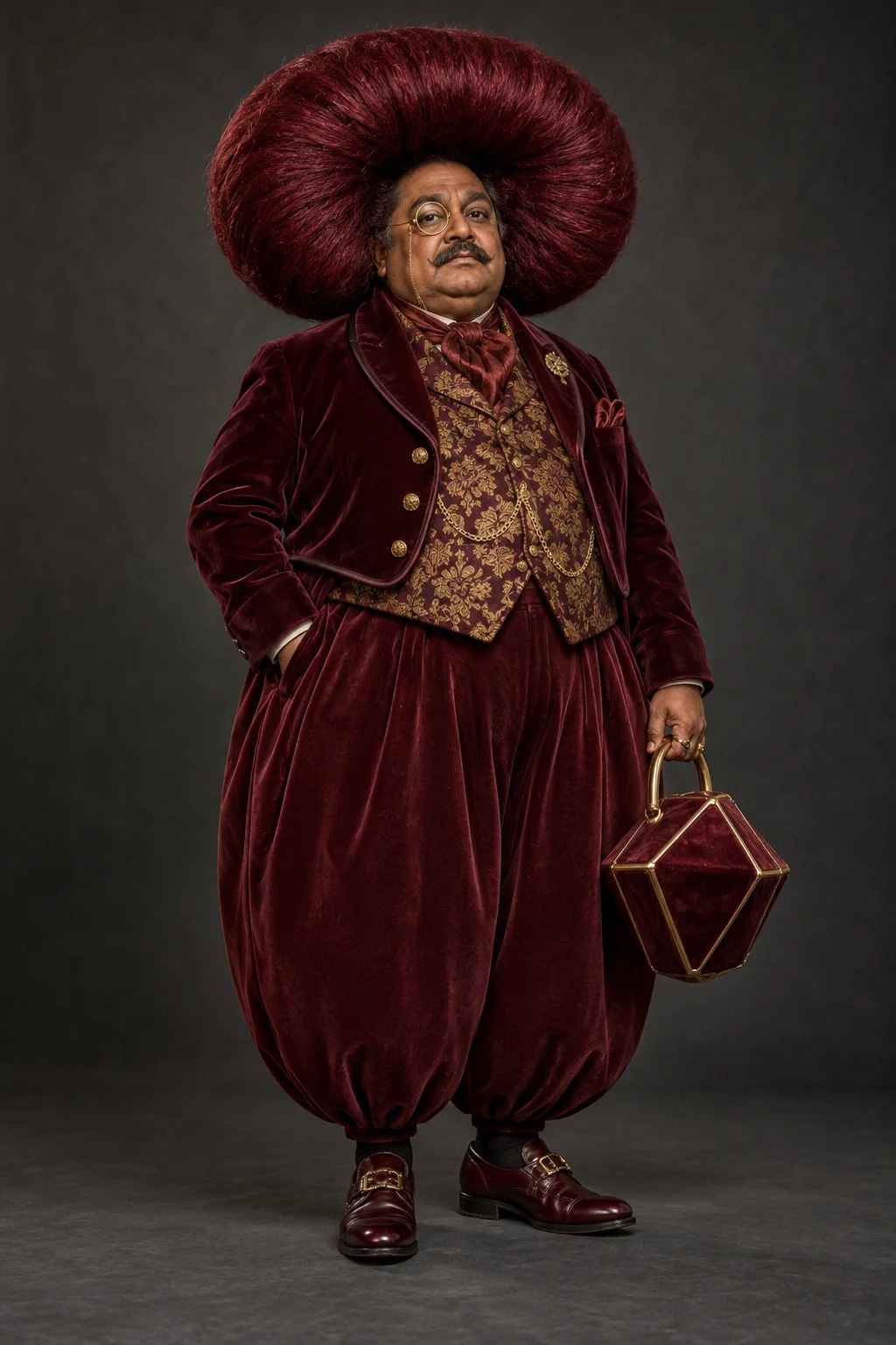 Portrait of Baron Bouclé, an original fictional character