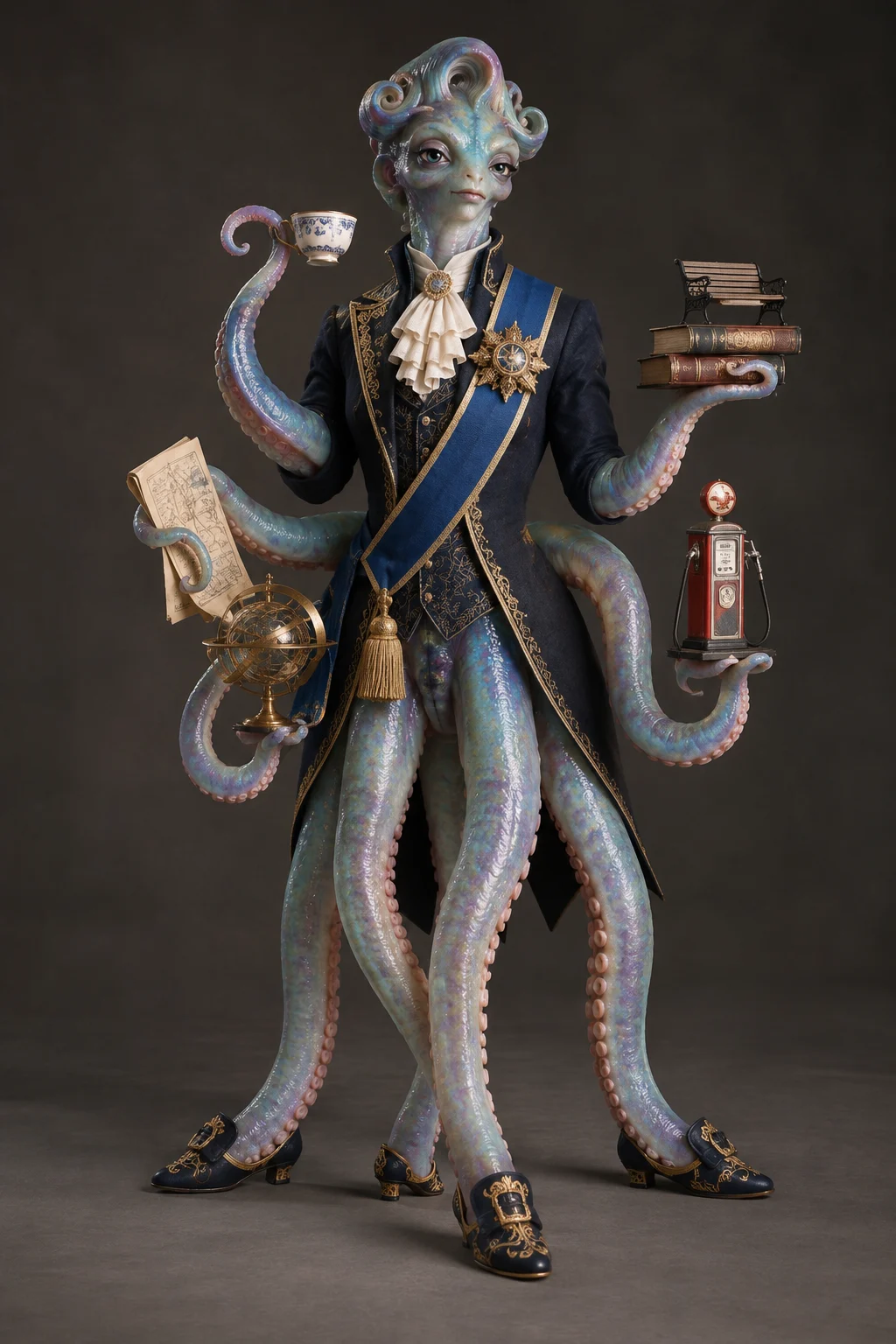 Portrait of Brine Minister, an original fictional character