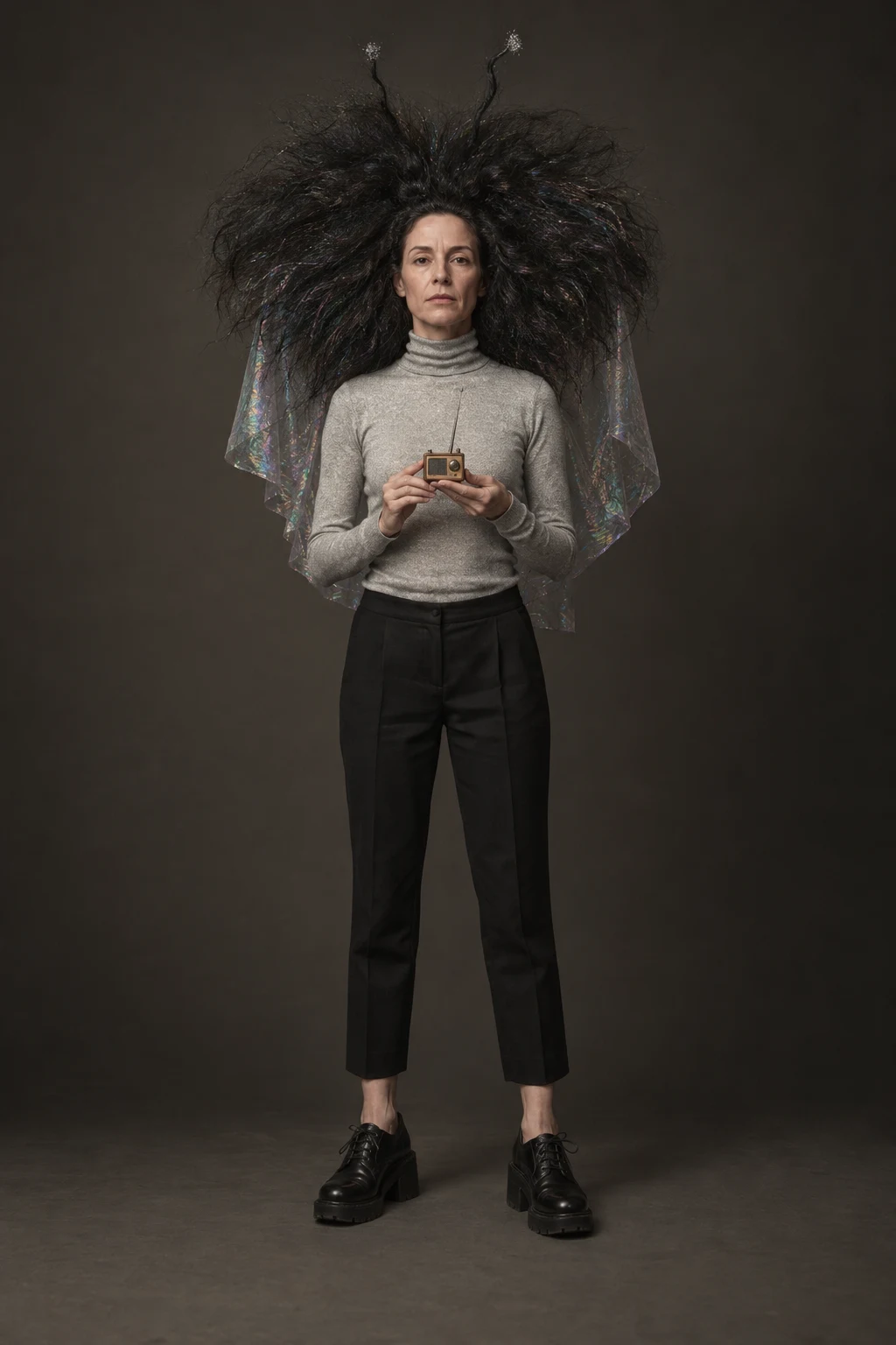 Portrait of Vera Static, an original fictional character